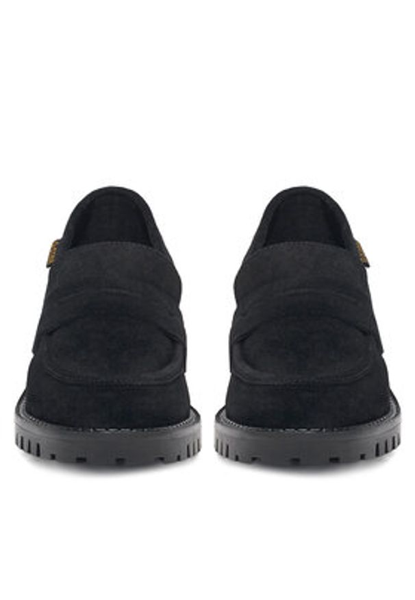 G-Star RAW - G-Star Raw Loafersy WI34-JANELLE-01 Czarny. Kolor: czarny. Materiał: zamsz, skóra