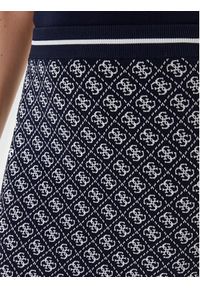 Guess Spódnica ołówkowa W4BD53 Z37K0 Granatowy Regular Fit. Kolor: niebieski. Materiał: syntetyk, wiskoza #5