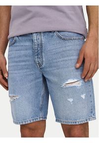 Only & Sons Szorty jeansowe Edge 22029647 Niebieski Straight Fit. Kolor: niebieski. Materiał: bawełna