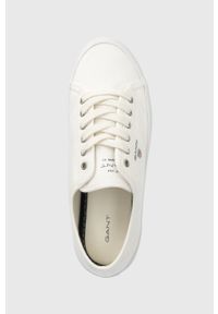 GANT - Gant tenisówki Pillox 24538740.G290 damskie kolor biały. Nosek buta: okrągły. Zapięcie: sznurówki. Kolor: biały. Szerokość cholewki: normalna #4