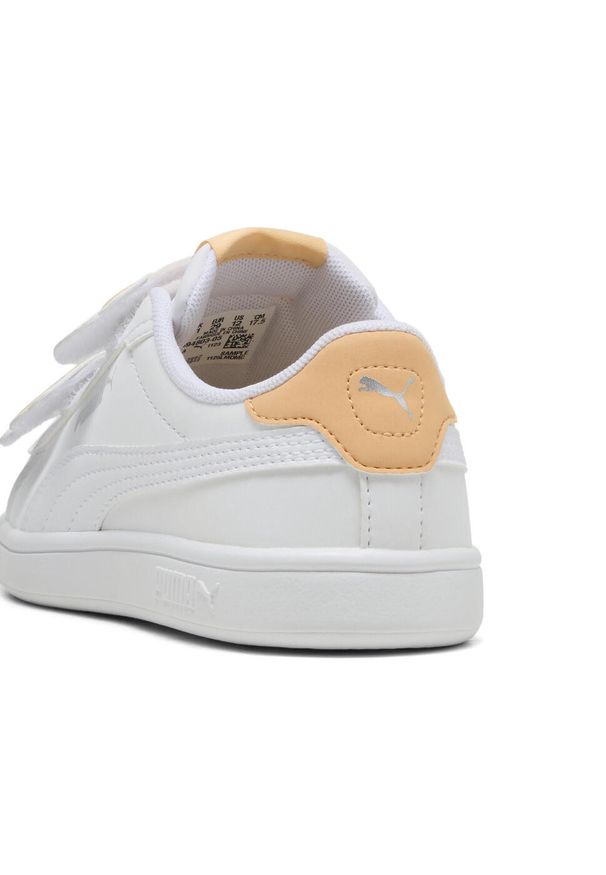 Puma - Sneakersy dziecięce PUMA Smash 3.0 Butterfly PUMA White Almost Apricot Orange. Okazja: na uczelnię. Kolor: pomarańczowy, biały, wielokolorowy, żółty. Sport: joga i pilates