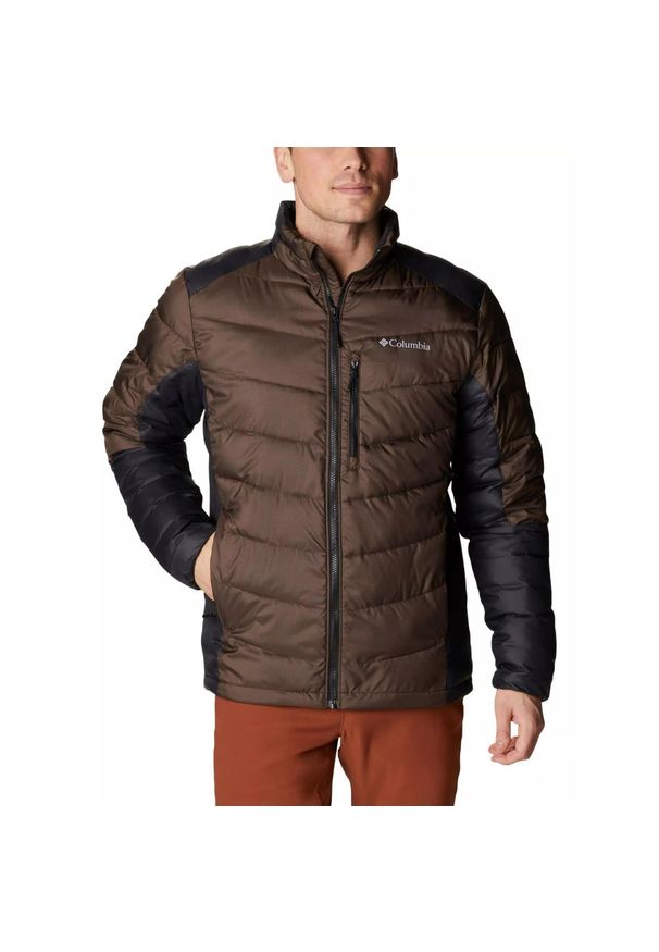 columbia - Kurtka uliczna męska Columbia Labyrinth Loop. Kolor: wielokolorowy, brązowy, czarny. Technologia: Omni-Heat (Columbia). Sezon: zima. Sport: turystyka piesza