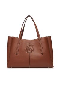 BOSS Torebka 50535938 Brązowy. Kolor: brązowy. Materiał: skórzane