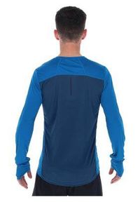 Bluza do biegania męska Inov-8 Performance Long Sleeve. Kolor: niebieski. Długość rękawa: długi rękaw