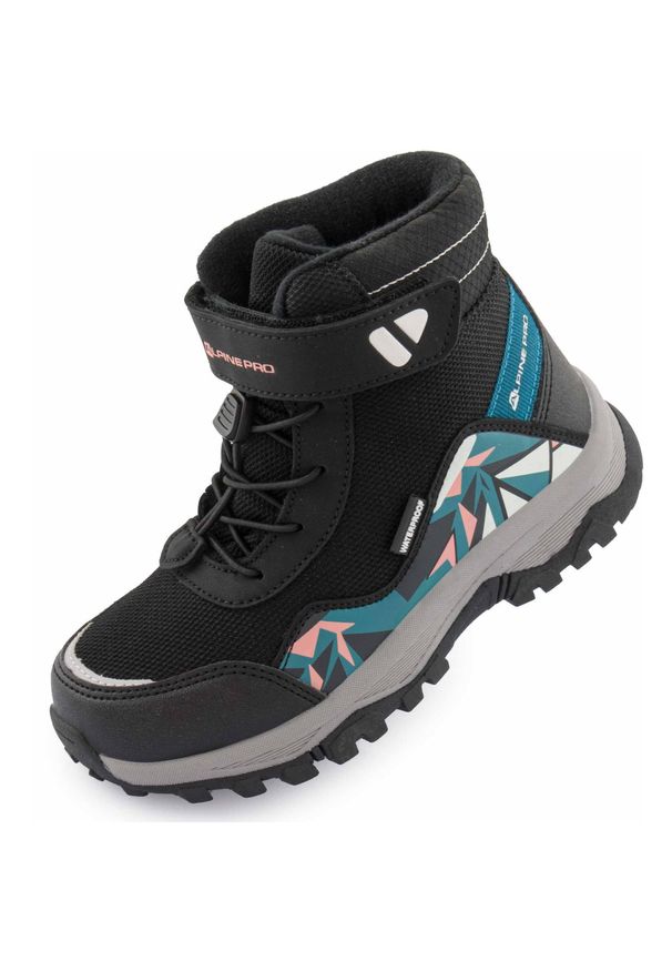 ALPINE PRO - Wodoodporne zimowe buty dziecięce Alpine Pro Colemo rozmiar 34. Kolor: fioletowy. Materiał: syntetyk, materiał. Sezon: zima