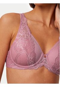 Triumph Biustonosz z fiszbiną Wild Peony Florale 10209627 Różowy. Kolor: różowy. Materiał: syntetyk