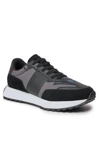 Calvin Klein Sneakersy Low Top Lace Up Pet HM0HM01346 Czarny. Kolor: czarny. Materiał: materiał