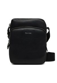 Calvin Klein Saszetka Raised Pocket Reporter LV04D3317G Czarny. Kolor: czarny. Materiał: skóra #1