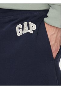 GAP - Gap Szorty sportowe 787059-04 Granatowy Regular Fit. Kolor: niebieski. Materiał: bawełna. Styl: sportowy