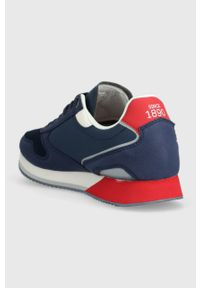 U.S. Polo Assn. sneakersy NOBIL kolor granatowy. Nosek buta: okrągły. Zapięcie: sznurówki. Kolor: niebieski. Materiał: guma #5