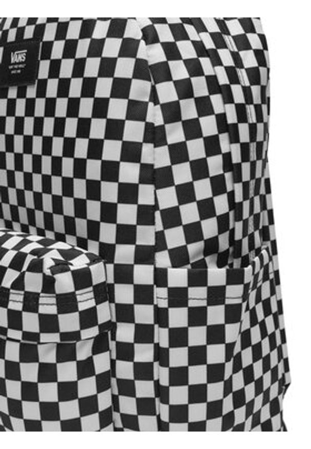 Vans Plecak Old Skool Grom Check VN000J3KY281 Czarny. Kolor: czarny. Materiał: poliester