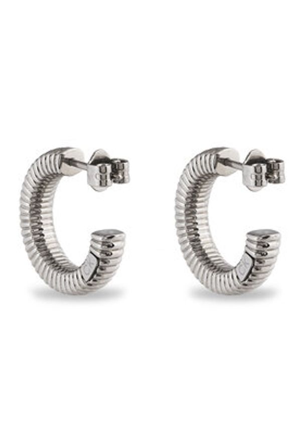 Calvin Klein Kolczyki 35000031 Srebrny. Materiał: metalowe. Kolor: srebrny