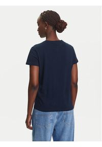 Tommy Jeans T-Shirt Essential DW0DW21404 Granatowy Regular Fit. Kolor: niebieski. Materiał: bawełna #3