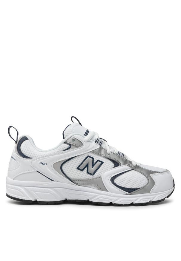 New Balance Sneakersy ML408A Biały. Kolor: biały. Materiał: skóra