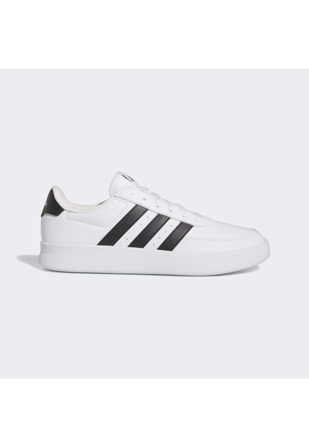 Adidas - Breaknet 2.0 Shoes. Okazja: na co dzień. Kolor: wielokolorowy, biały, czarny. Materiał: skóra, materiał. Sport: turystyka piesza, tenis