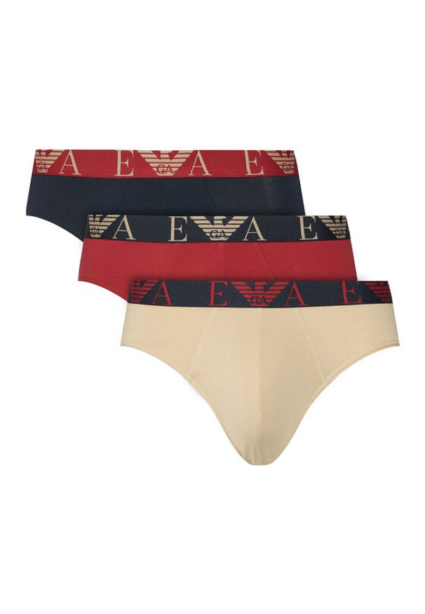 Emporio Armani Underwear Komplet slipów EM000258 AF20668 M1189 Kolorowy. Materiał: bawełna. Wzór: kolorowy