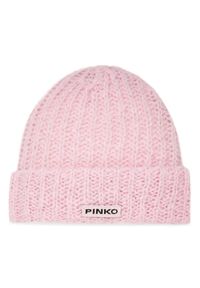 Pinko - Czapka PINKO. Kolor: różowy #1