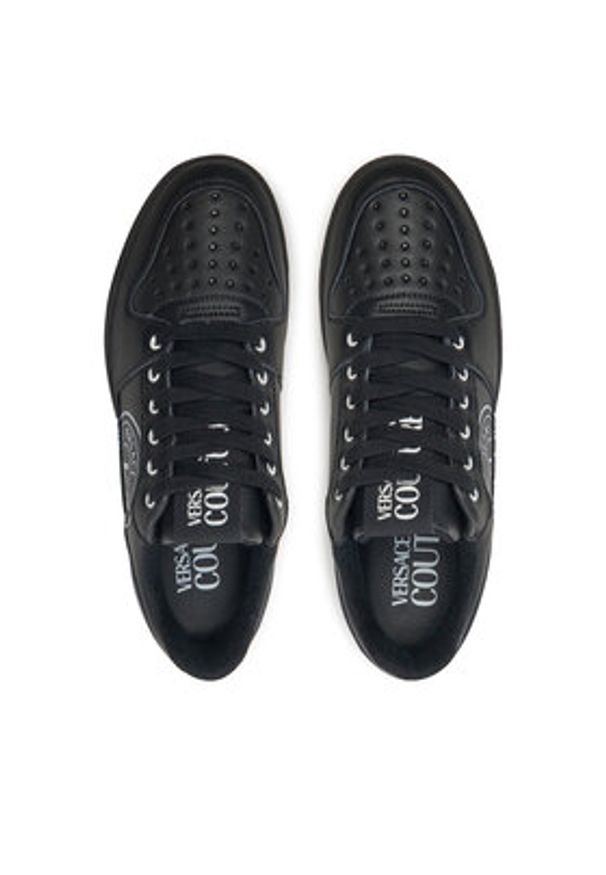 Versace Jeans Couture Sneakersy Starlight 77YA3SJ1 Czarny. Kolor: czarny. Materiał: skóra