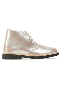 Clarks Botki Desert Boot 2 261556684 Srebrny. Kolor: srebrny. Materiał: skóra #6