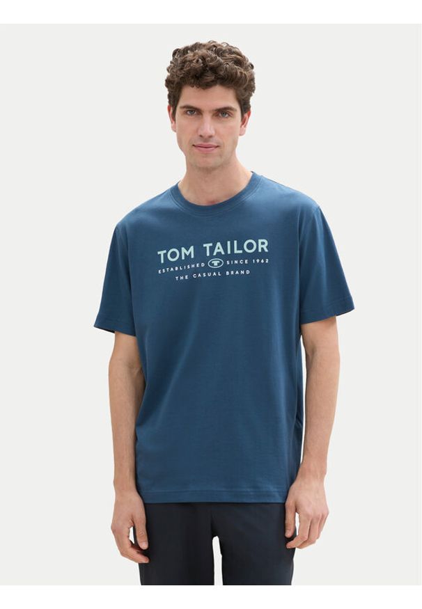 Tom Tailor T-Shirt 1043276 Niebieski Regular Fit. Kolor: niebieski. Materiał: bawełna