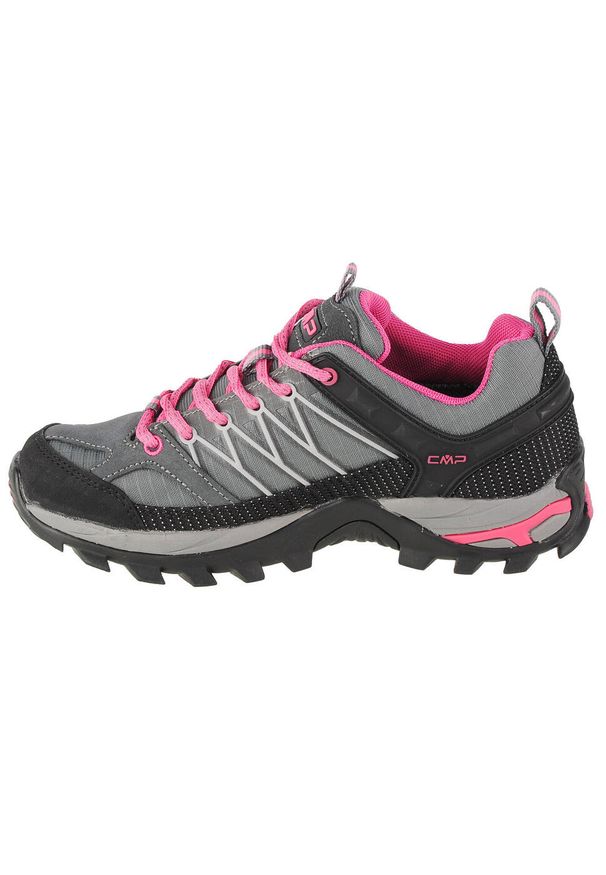CAMPAGNOLO - Buty trekkingowe damskie, Rigel Low Wmn. Kolor: czarny, szary, wielokolorowy. Materiał: materiał, guma, syntetyk