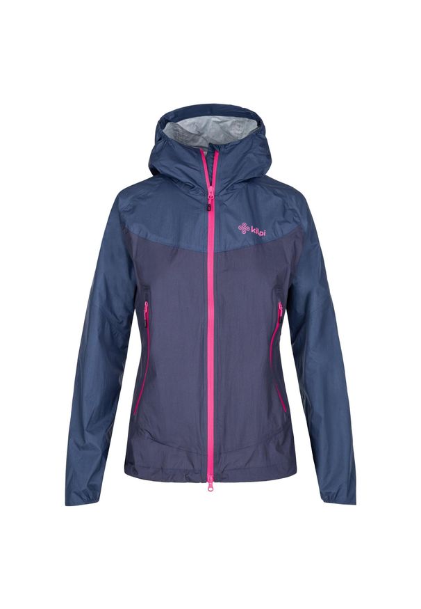 Damska kurtka outdooroowa Kilpi HURRICANE-W. Kolor: niebieski. Sport: bieganie