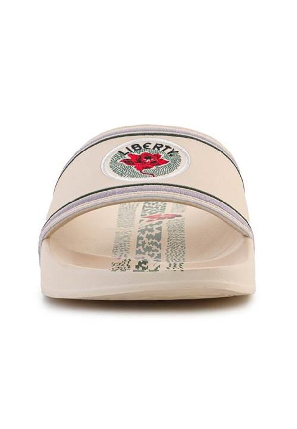 Klapki damskie Puma Iberty Leadcat 2.0. Kolor: beżowy. Materiał: syntetyk, materiał. Styl: sportowy