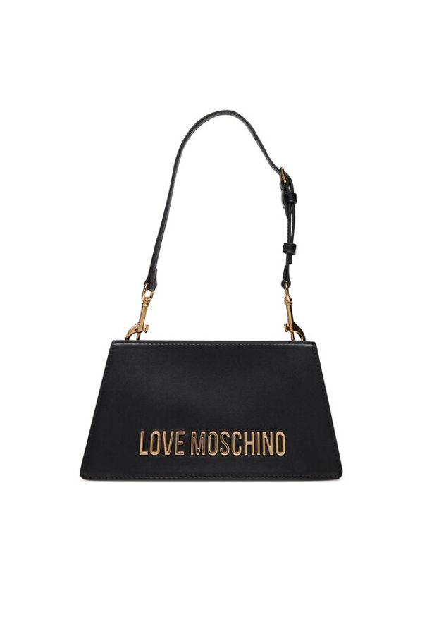 Love Moschino - LOVE MOSCHINO Torebka JC4095PP1NLL0000 Czarny. Kolor: czarny. Materiał: skórzane
