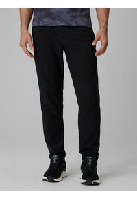 4f - 4F Spodnie treningowe szybkoschnące męskie - czarne M. Kolor: czarny. Materiał: materiał. Sport: fitness #2