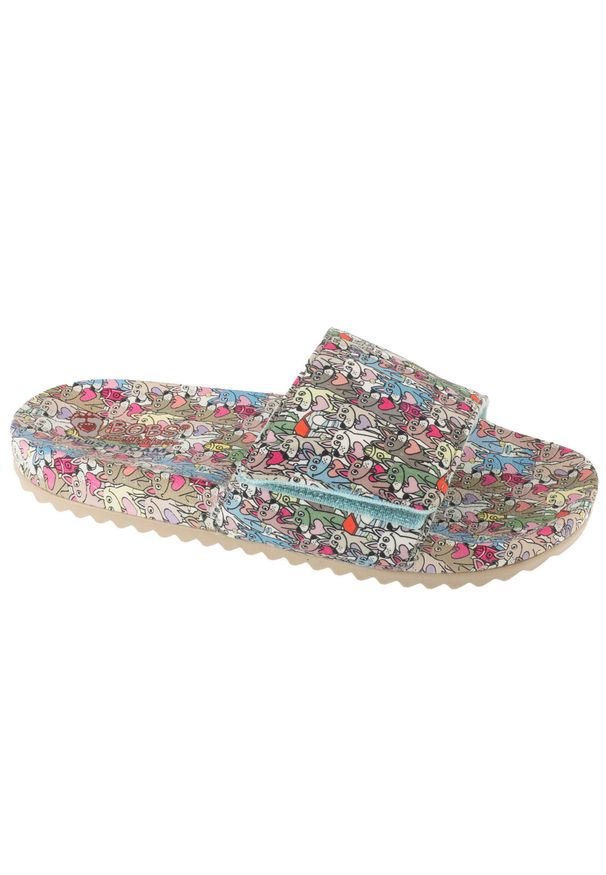 skechers - Klapki na basen damskie, Pop Ups 2 - Spring Crush. Kolor: wielokolorowy