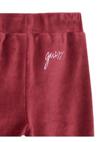 Guess Komplet dresowy H5BW07 KAVN4 Bordowy Regular Fit. Kolor: czerwony. Materiał: bawełna #3
