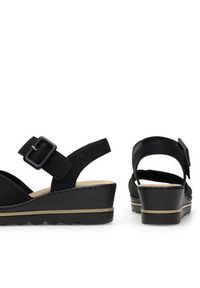 Rieker Sandały 67463-00 Czarny. Kolor: czarny. Materiał: syntetyk #2