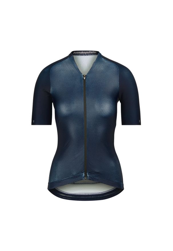 BIORACER - Damski jersey Bioracer Icon Coldblack. Kolor: niebieski. Materiał: jersey. Sport: kolarstwo