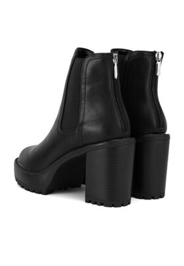 Nine West Botki WFA3374-1 Czarny. Kolor: czarny. Materiał: materiał