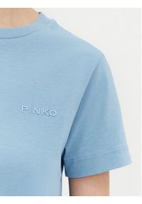 Pinko - PINKO T-Shirt Start 101752 Niebieski Regular Fit. Kolor: niebieski. Materiał: bawełna