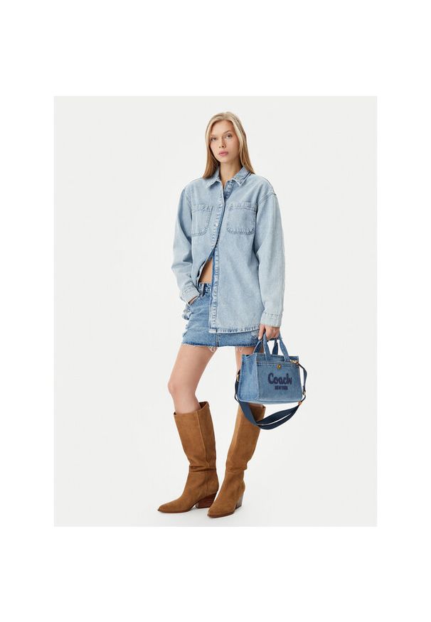 Torebka Coach. Kolor: niebieski
