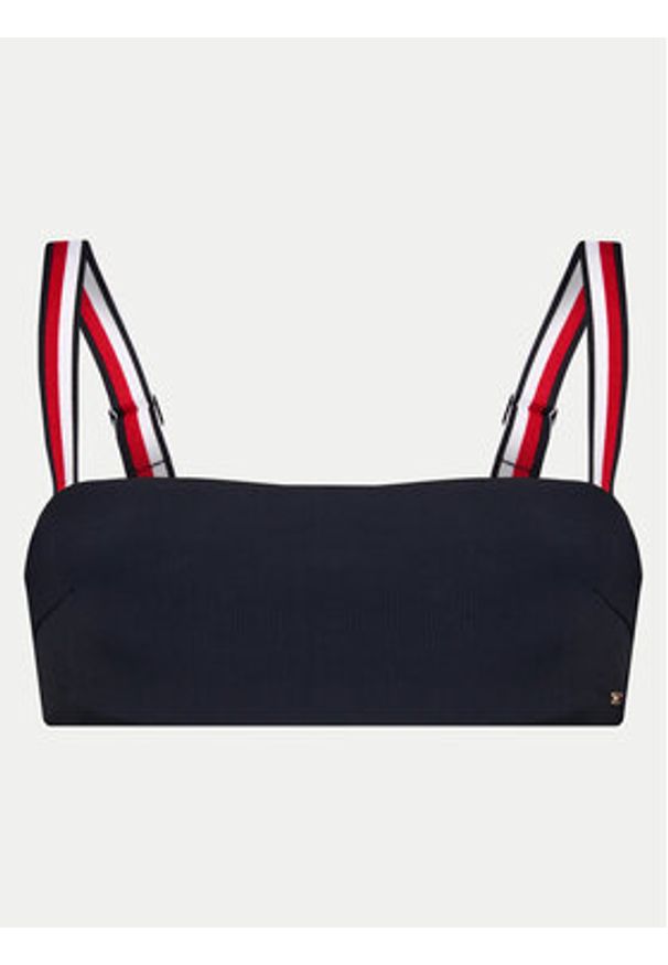 TOMMY HILFIGER - Tommy Hilfiger Góra od bikini UW0UW05291 Granatowy. Kolor: niebieski. Materiał: syntetyk