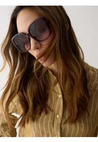 Reserved - Okulary przeciwsłoneczne - brązowy. Kolor: brązowy #1