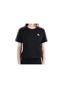 Kappa Inula T-Shirt, damski t-shirt. Kolor: czarny. Materiał: bawełna #1