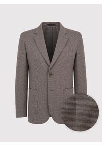 Pako Lorente - PAKO LORENTE – Szaro-brązowa marynarka męska. Kolor: szary, brązowy, zielony, wielokolorowy, beżowy. Materiał: poliester, elastan, wiskoza. Sezon: jesień #5