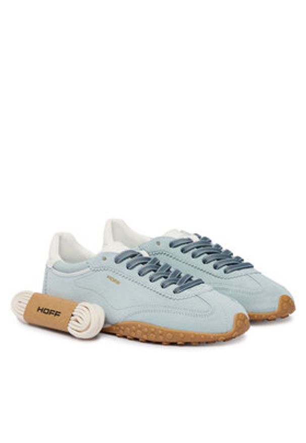 HOFF Sneakersy Bridge 22561019 Błękitny. Kolor: niebieski. Materiał: skóra, zamsz