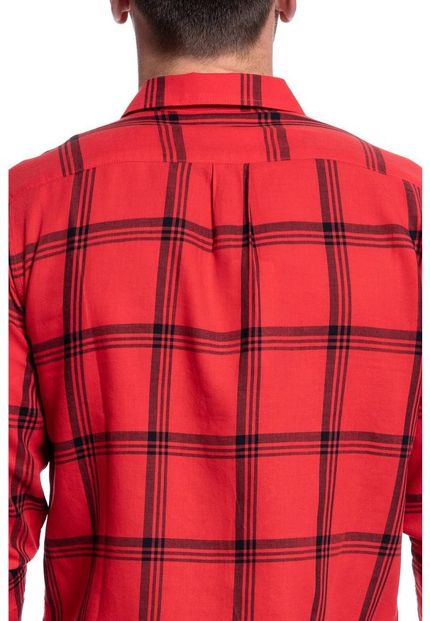 Wrangler - KOSZULA MĘSKA WRANGLER LS 1PKT SHIRT FORMULA RED W5A1ORXWO 112129981