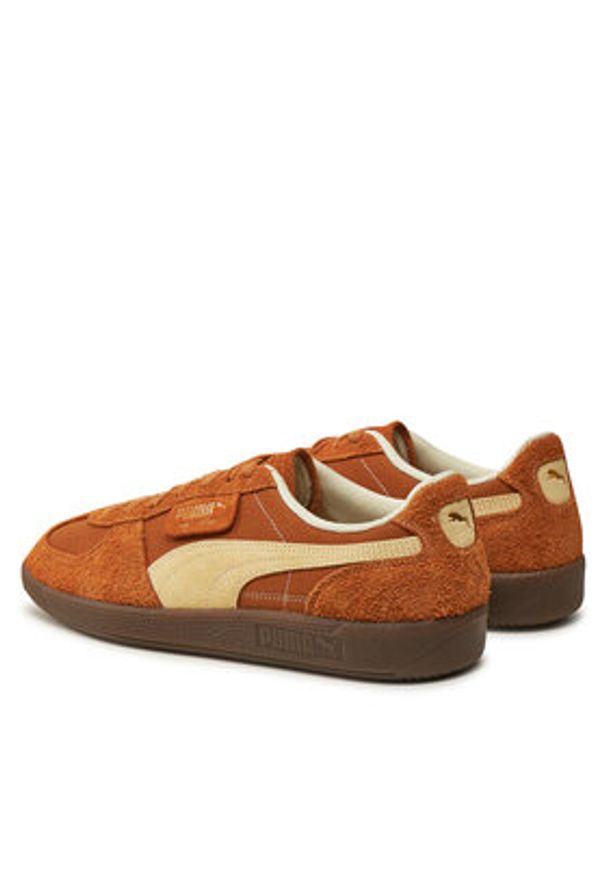Puma Sneakersy Palermo Vintage 396841 02 Brązowy. Kolor: brązowy. Materiał: materiał