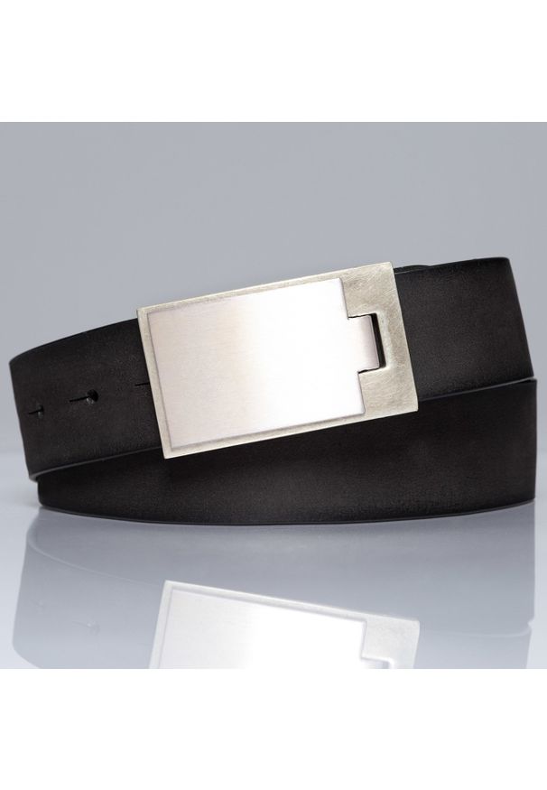 Mustang - MUSTANG PASEK SKÓRZANY MUS-M5001 0791 40mm Ledergürtel (RO39-2689A). Materiał: skóra. Wzór: paski. Styl: klasyczny