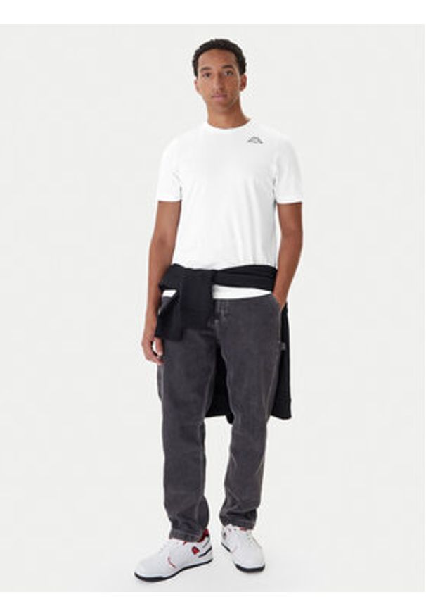 Kappa Komplet t-shirtów Logo Myrto 322563W Biały Regular Fit. Kolor: biały. Materiał: bawełna