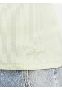 BOSS Top C_Eplie 50553479 Zielony Slim Fit. Kolor: zielony. Materiał: bawełna #4