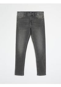 Sinsay - Jeansy skinny - szary. Kolor: szary