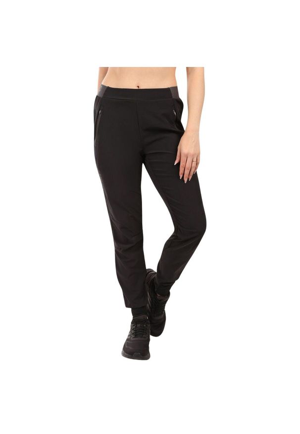 Damskie spodnie dresowe Kilpi Heyes. Kolor: czarny. Materiał: dresówka. Sezon: lato. Sport: turystyka piesza