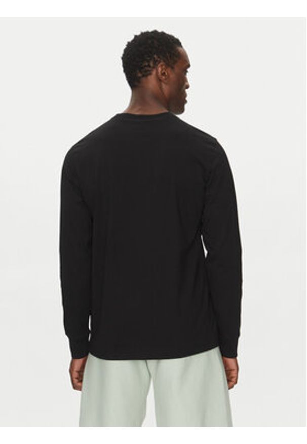Champion Longsleeve 221164 Czarny Loose Fit. Kolor: czarny. Materiał: bawełna. Długość rękawa: długi rękaw