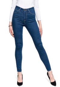 Lee - LEE IVY DAMSKIE SPODNIE JEANSOWE DARK MONO L32EPQXM 112107435